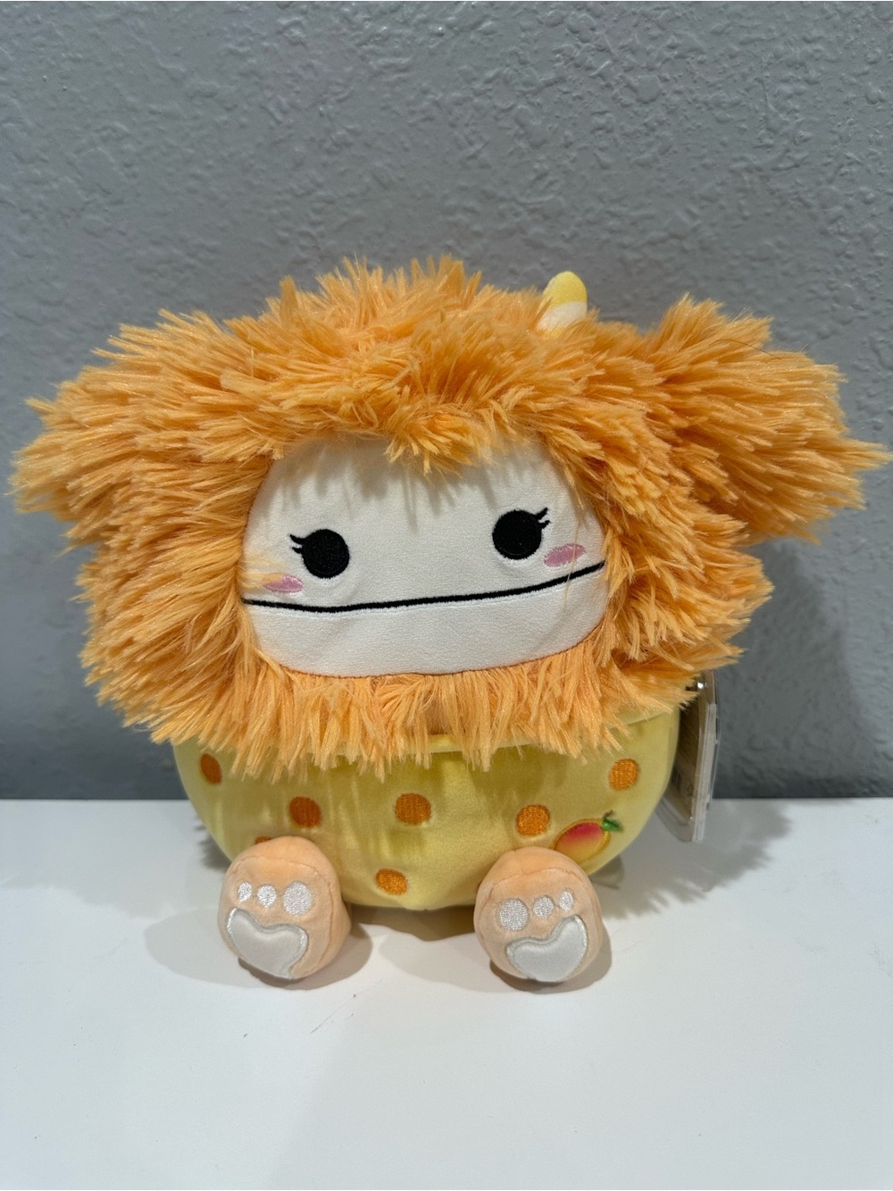 Squishmallows Mango boba Bigfoot 8” NWT